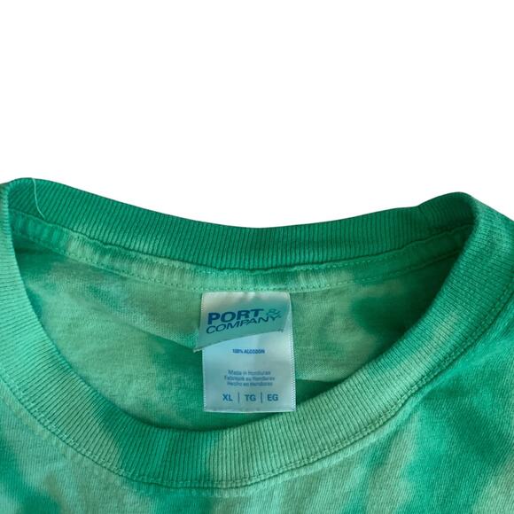 Port Company Methodist University Men's Size XL Short Sleeve Tie Dye T-Shirt - Picture 4 of 14